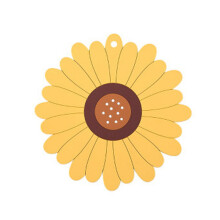 Sunflower Silicone Hot Pot Holder 15.5 cm