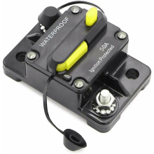 Waterproof Car Circuit Breaker Fuse Reset 30-300 Amp 12V-48V Dc Car Boat Auto,50A