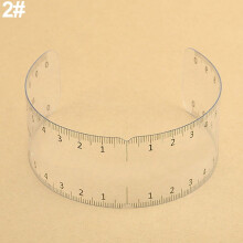 Reusable Eyebrow Stencil Makeup Microblading Measure Symmetrical Tattoo Ruler 2#