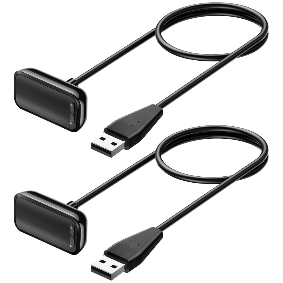 2-Pack Fast Charging Cable & Dock Stand Compatible With Fitbit Charge 6/Charge 5/Luxe 9028731729718