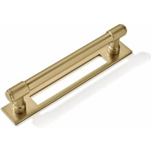 Cabinet Pull Backplates Brushed Gold 5-Pack