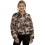 Women's Camo Forest Sweatshirt 1/2 Zip Cropped M 1