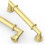 Brushed Gold Cabinet Handles 3.75 Inch 10 Pack 1