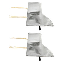 Welding Shoes Covers 1 Pair Industrial Lace up Design Lightweight, Practical, Boot Covers Aluminum Foil