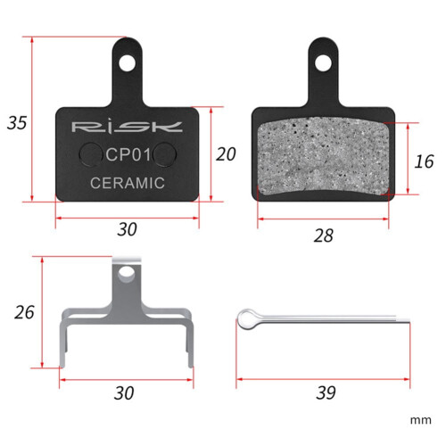Disc Brake Pads for Shimano Deore M315-M575
