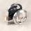 Invisible Door Lock Pull Ring Lock 304 Stainless Steel Lock Silver 1