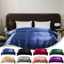 Summer Savings Clearance! Full Duvet Cover, Luxurious & Cooling Silk Duvet Covers for Hot Sleepers, Silk Full XL Comforter Cover 80" x 90"
