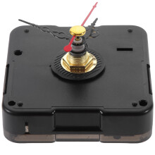HOMEMAXS DIY Clock Movement Mechanism Replacement Parts for Repairing Wall Clocks Black Plastic 1 Set