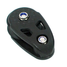 Kayak Pulley Plastic Single Sheave Pulley Roller Smooth Steering Wheel Block Slide Rails Anchors Trolley Sheave Easy Use
