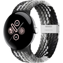 Dehnbare, geflochtene Armbänder, kompatibel mit Google Pixel Watch3 (41 mm), Watch2 & 1 – Verstellbare, atmungsaktive Nylon-Sportschlaufen