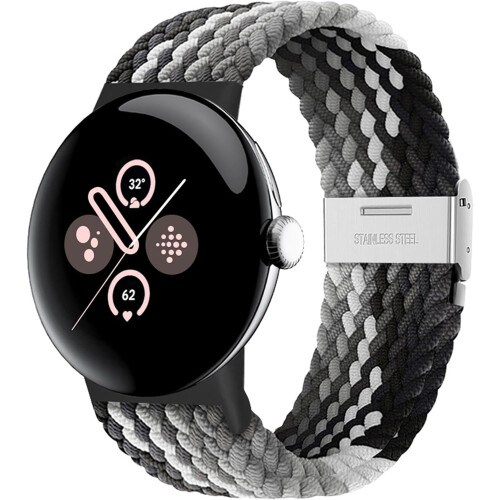 Ελαστικά πλεγμένα λουράκια συμβατά με το Google Pixel Watch3 (41 mm), Watch2 & 1 – Ρυθμιζόμενες,