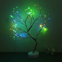 LED Christmas Lights Outdoor Tree Lights 108 Simulated LED Tree Lights Tree Lights Plug in for Room Bedroom Wedding Party Holiday Decorations