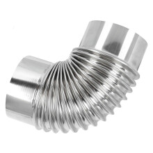Metal Elbow Stove Pipe 90 Degree Stainless Steel Chimney Tube for Stove
