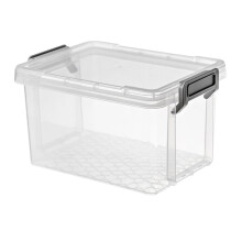 Storage Bins with Lids Clear Plastic Storage Containers Stackable Storage Box