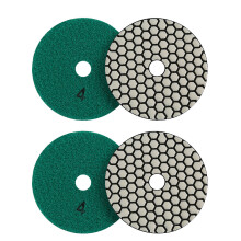 4Piece Dry Grinding Pad Flexible Design Sanding Discs-10cm 1000