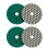 4Piece Dry Grinding Pad Flexible Design Sanding Discs-10cm 1000 1