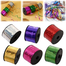 6PCS Christmas Curling Ribbon, 100YD Metallic Crimped Ribbon for Bouquets, Balloons, Crafts – Compatible with Floral & Party Decor