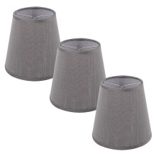 3 Pcs Linen Lamp Shades for Table Fabric Lampshade
