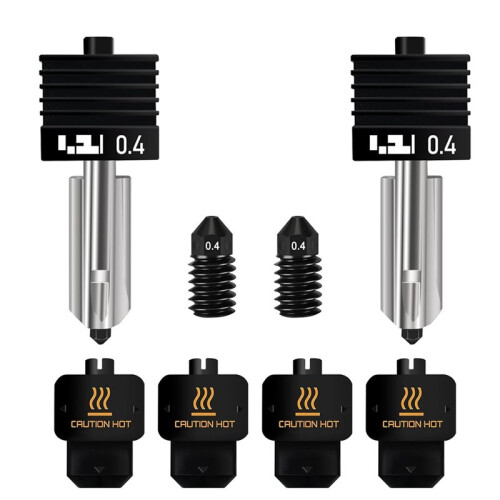 2 St 0,4 mm Hotend för  P2S/H2S med Socka