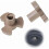 2 Pieces Microwave Turntable Coupler Shaft Tray Coupler Bracket for Microwave Turntable Roller Guide Bracket for Coupling Microwave Replacement Parts 1