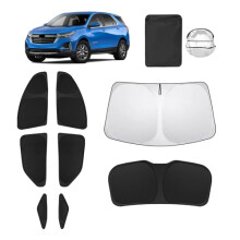 Car Window Sunshade Set for Chevy Equinox 20182024, Full Coverage 99% UV Blocking Heat Reduction