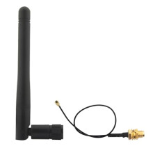 2.4GHz External WiFi Antenna Kit with 17cm U.FL to RPSMA Cable, 3dBi Omnidirectional Signal Boost for ESP32 Router