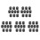 50Pcs Potentiometer Control Knobs for Electric Guitar Volume Tone Knobs Black D Type 6mm 1
