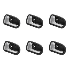 6X Manija de Puerta Interior Trasera Delantera del Coche para 323 Protege BJ 1995 1996 1997 1998 1999 2000 2001 2002 2003 Izquierda