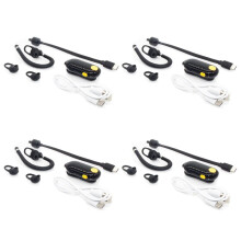 4X UHF 400-470MHz 0.5W Walkie Talkie Oorhangend Two Way Radio Model Oorhangend