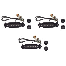 3X Pre-Cable 6 Cordes Simples Pick- de La Bobine Harnais avec Volume & Pots de Ton pour Cigare Electrique Caisse de Guitare Cigare Electrique Caisse
