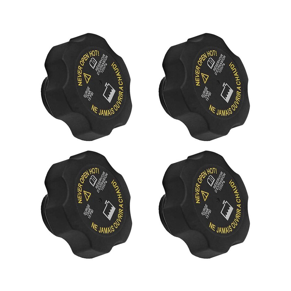 4X Rc98 15075118 Radiator Cap Equipment 15 P.s.i. Radiator Surge Tank Cap For Chevy Silverado Sierra Yukon H2 6032285030223