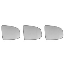 3X Right Side Rear View Mirror Side Mirror Glass Heated + Adjustment for X5 E70 2007-2013 X6 E71 E72 2008-2014