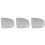 3X Right Side Rear View Mirror Side Mirror Glass Heated + Adjustment for  X5 E70 2007-2013 X6 E71 E72 2008-2014 2