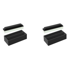 2X Ferramenta de Limpeza para Limpeza de Barba e Suporte, 1 Suporte para Limpeza de Barba e 1 Suporte para Barra de Limpeza, para Barbear de Pia de