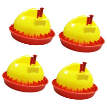 Pack Of 4 Plastic Chicken Waterers For Baby Poultry Simple To