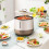 Mini Cozedor De Arroz 1,6 L Elétrico Compacto Multifuncional 3