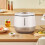 Mini Cozedor De Arroz 1,6 L Elétrico Compacto Multifuncional 4