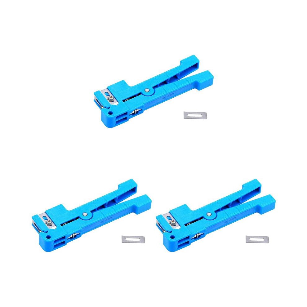 Photos - Other Hand Tools 3X 45-163 Fiber Optic Jacket Stripper Coaxial Stripper Cable Stripping Cutter Tool(45-163)