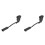 2X 61667110851 New Windshield Heated Washer Sprayer Nozzle Jet for  1 Series E81 E82 E87 X3 E83 X5 E53 Z4 E85 E86 1