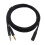 KINCJON 3.5mm Universal 2 in 1 Gaming Headset Audio- Extend Cable for Cloud II/Alpha-/Cloud Flight/Core Hea-A1 1