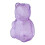 Portable Kitchen Storage Bin In Lovely Bear Shape-Purple 35CM 1
