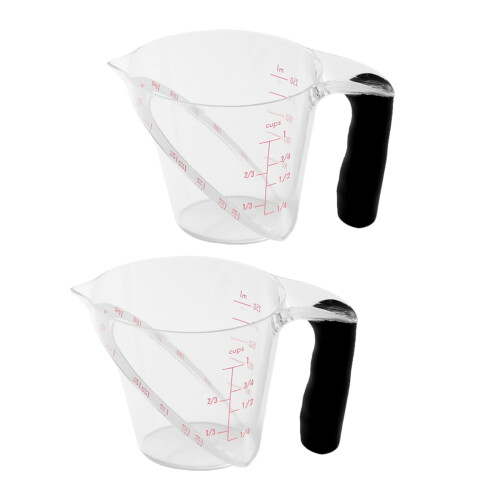 Transparent Measuring Cup 250ml Capacity With Easy to-2 pieces