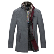 Trench-coat homme tendance, anorak business casual en tissu texturé avec poches fonctionnelles pour un style au quotidien