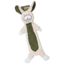 Jouet à mâcher en peluche indestructible pour chien, avec-lapin.