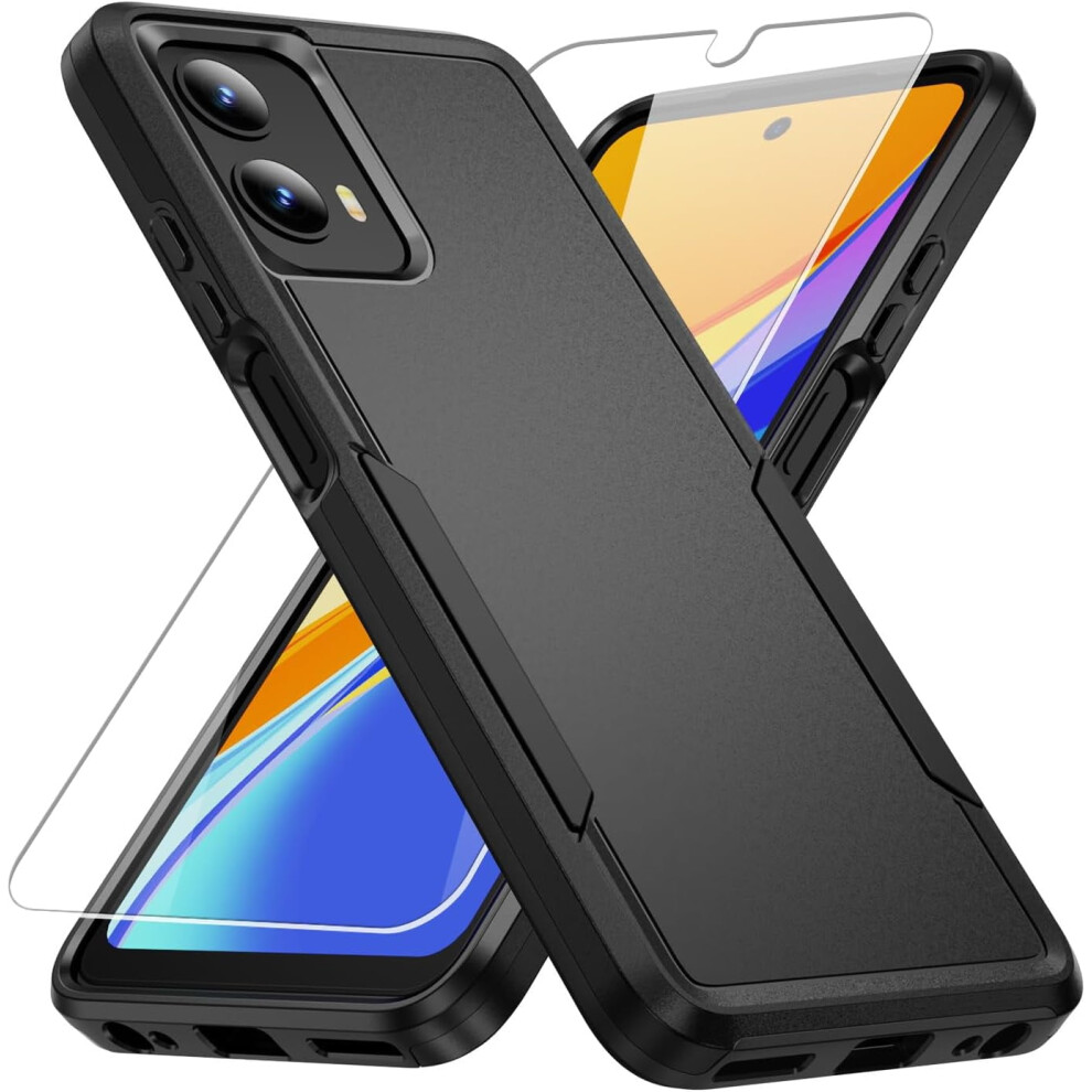 Military-Grade Drop-Tested Rugged Case With Screen Protector For Moto G 5G 2024 & Moto G Play 5G 2024 9028731951454