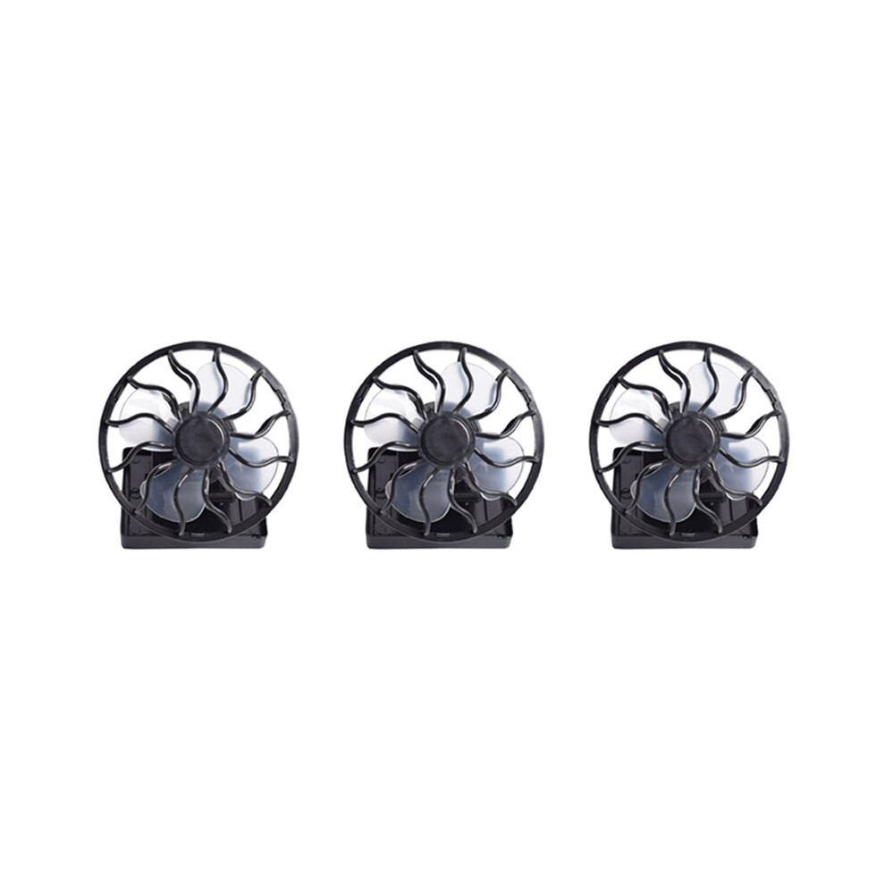 3X Solar Fan Clip Cap Fan With Clip Solar Small Fan Electric Fan Outdoor Portable Fan 6031501846884