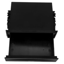 Car Stereo Storage Pocket with Quick Slot Conversion, Compact Dashboard Organizer for Clutter Interior