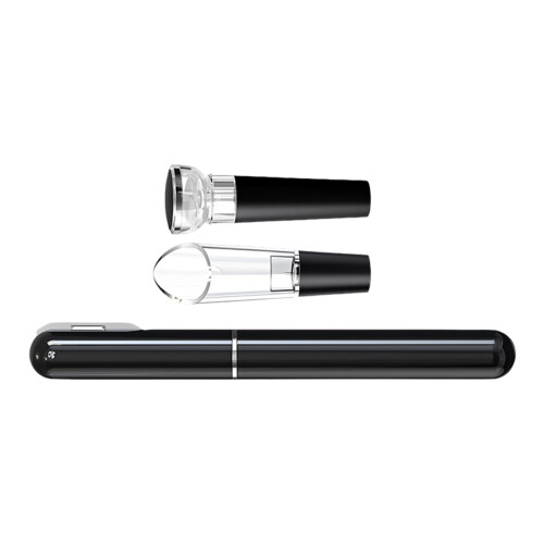 Innovative Press Type Wine Opener With Additional-Black