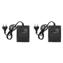 2X 300W Voltage Converter 220V to 110V Transformer Step Down Transformer Voltage Converter Travel Adapter EU Plug