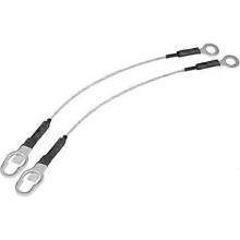 Tailgate Wire Cable, Stainless Steel Truck Tailgate Strap Tail Gate Cables Pickup Truck Tailgate Wire Support Cable Set 44cm /17in for Ford Ranger, f